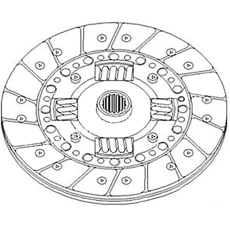 Aftermarket Clutch Disc Fits Ford Fits New Holland TC18 TC21D TC21DA 1120 1210 SBA320400243